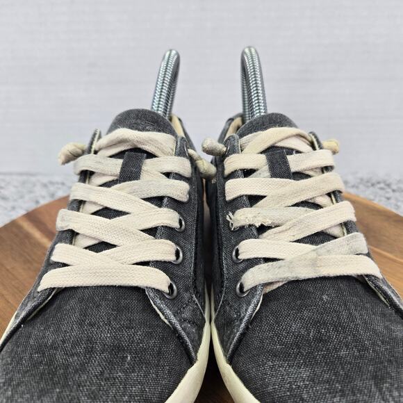 Taos Footwear Star Charcoal Wash Canvas Low Casual Fashion Daily Sneaker Women 7 - Picture 7 of 13